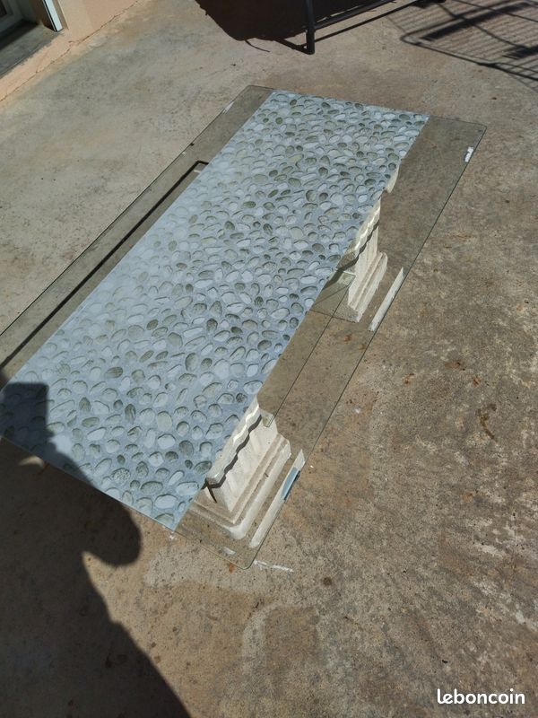 TABLE BASSE en verre (image 4)