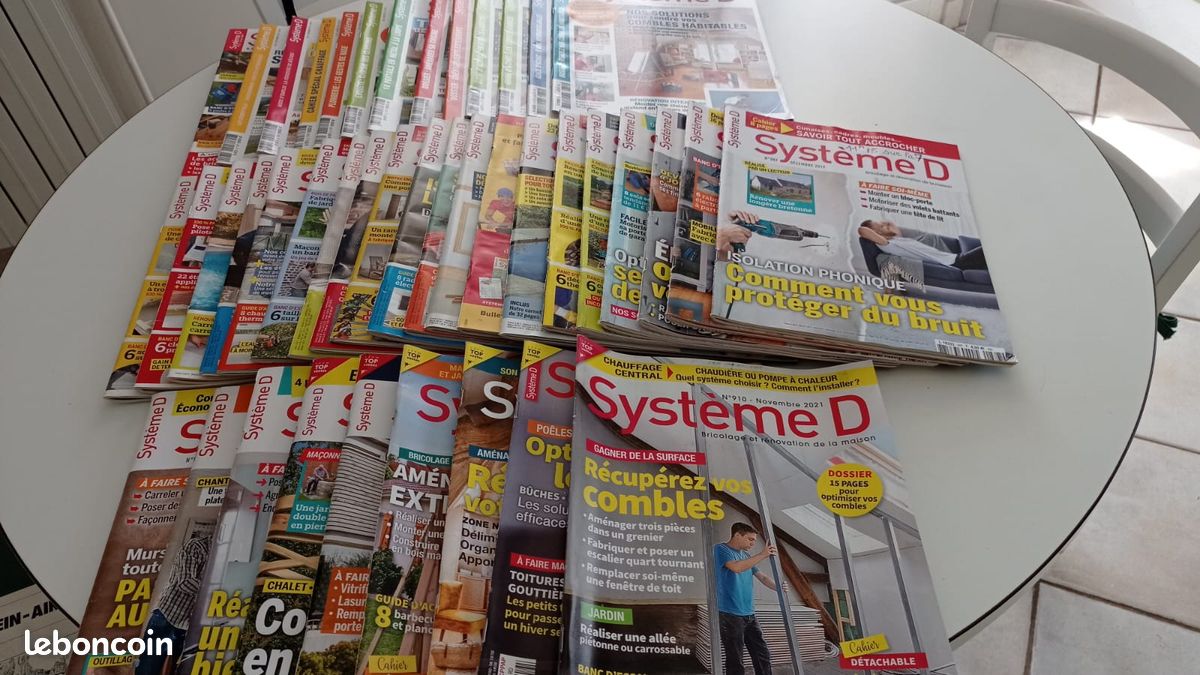 Lot de 42 magazines Système D (image 1)