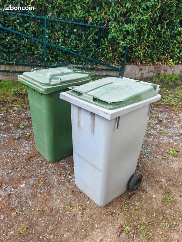 2 grandes Poubelles 240 litres 240l (image 2)