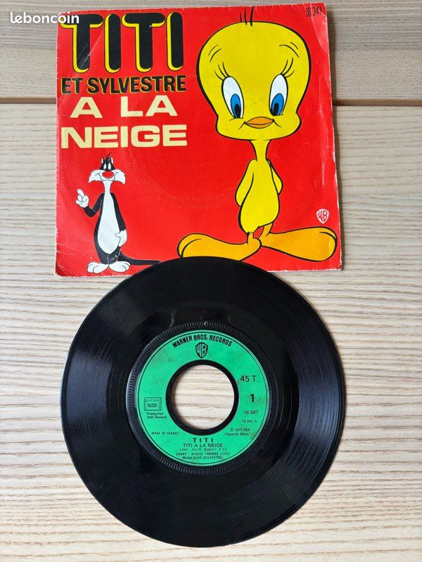 Lot de 3 vinyles 45T Titi et Sylvestre (image 4)