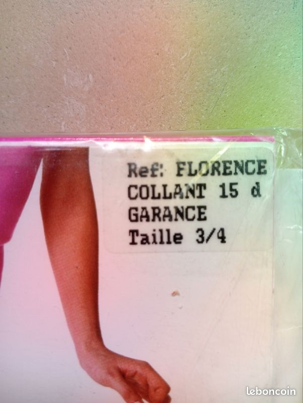 Collant Phildar neuf fantaisie rouge (image 7)
