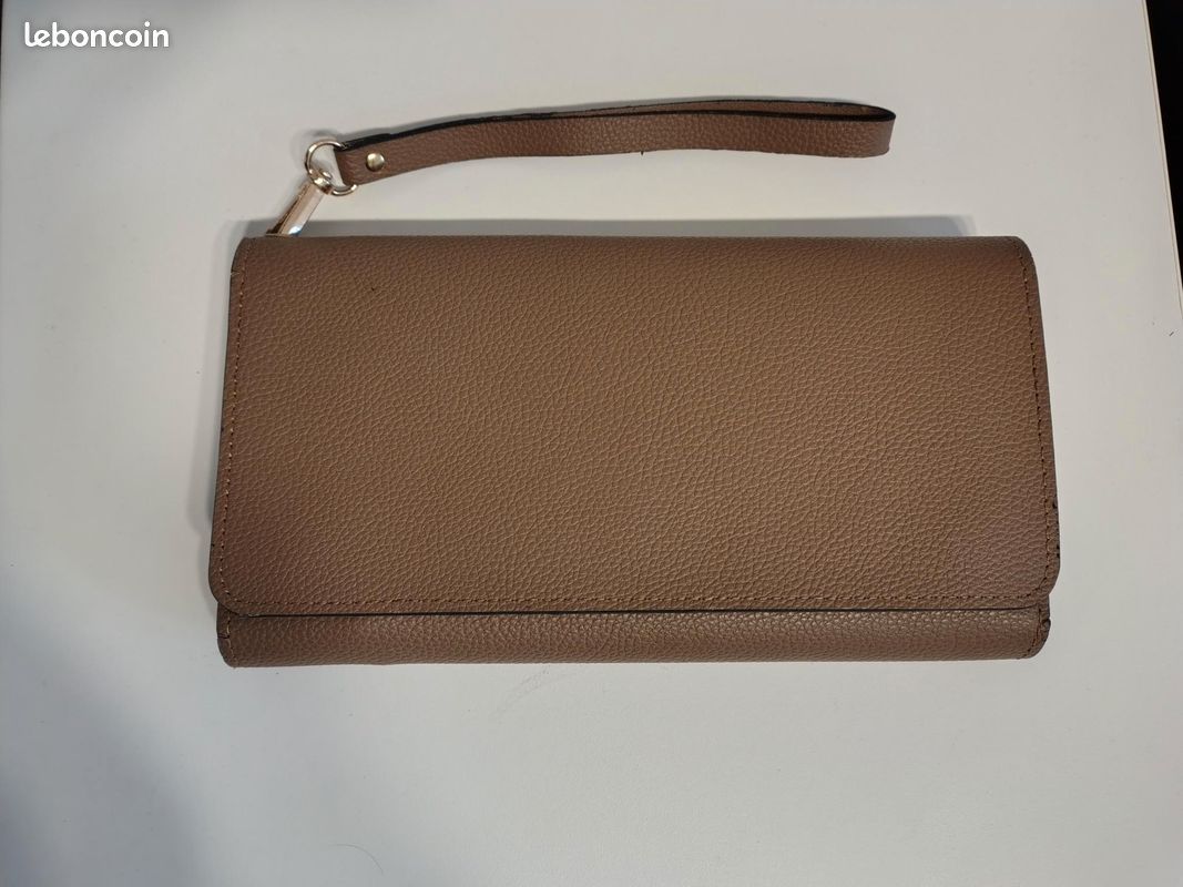Sac à Main / Pochette Bandoulière PVC Beige Floral Synonyme Georges Rech - Neuf étiqueté
