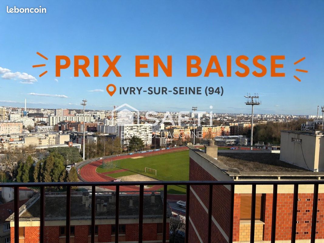 Appartement 3 pièces 62 m² · à Ivry-sur-Seine · 62 m² · 299 500 €