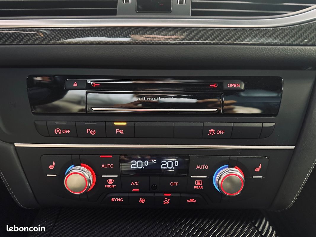 Audi RS 6 4.0 TFSI 560CH QUATTRO + ECHAPPEMENT RS + SOUND BOSE + ENTRETIEN CONSTRUCTEUR + SIEGES CHAUFFANTS/ELECTRIQUES + GARANTIE 12 MOIS (image 33)
