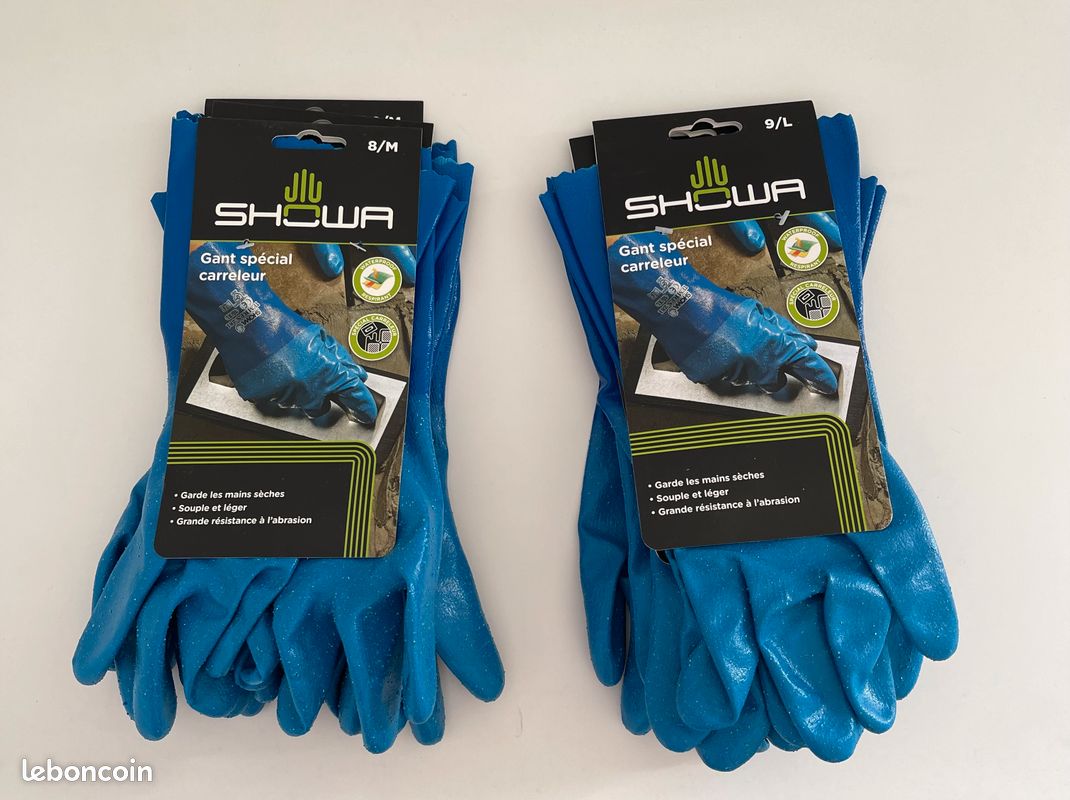 Lot de 6 paires de gants spécial carreleur (image 1)