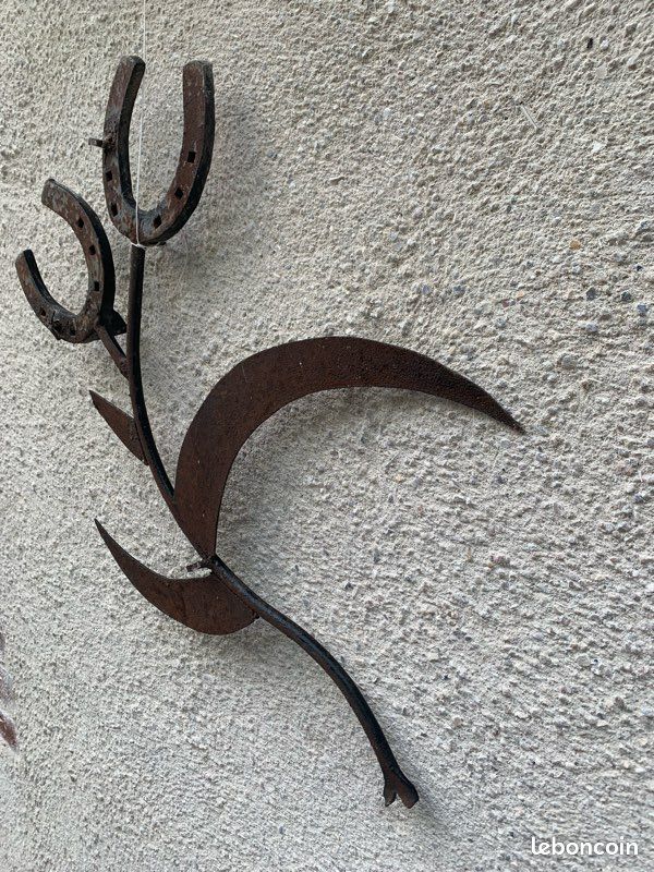 Fleur en fer forgé (image 6)