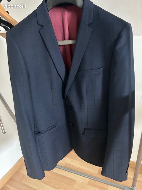Veste Bleue GILGAVIN Taille 52 - Style Blazer - Neuf Avec étiquettes - Polyester