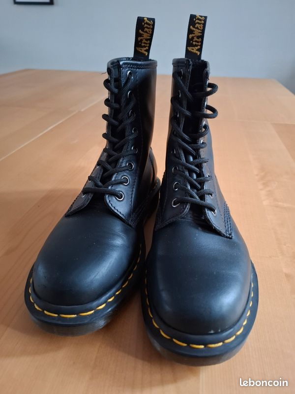 Martens 1460 Dr Martens Taille Boots En Cuir 1460 Junior Softy