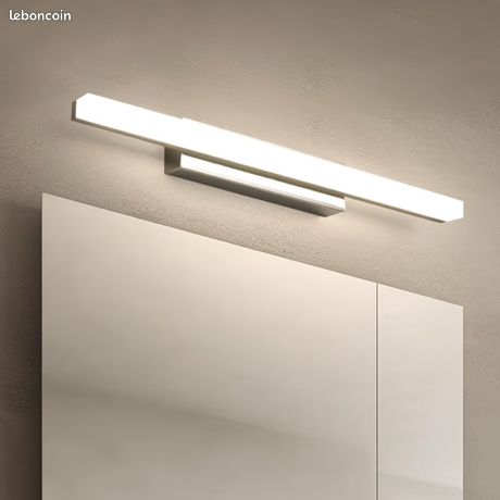 Applique LED Pour Miroir De Salle De Bain LUCEO 10 W Noir Mat
