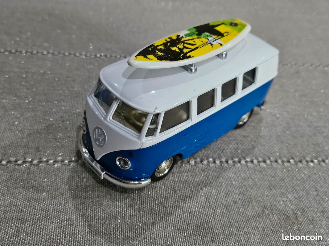 VW T1b Samba minibus avec voussoirs bleu et blanc (1960) - SNC