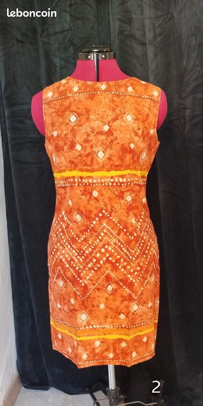 Robe coton lumineuse (image 1)