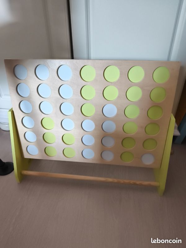 Puissance 4 En Bois Jeu, Jeu De Societe Puissance 4 En Boisde Stratégie
