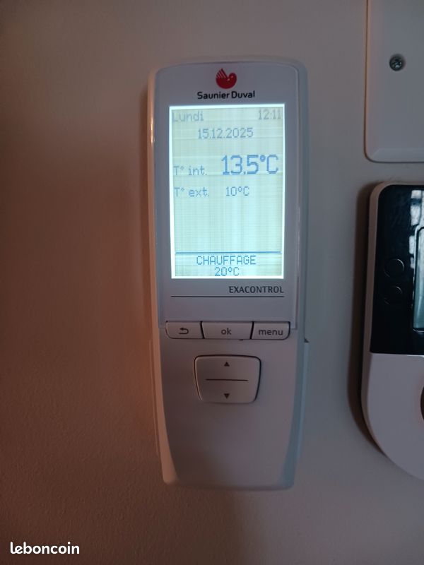 Thermostat d’ambiance radio pour chaudière Modèle Saunier Duval — free download
