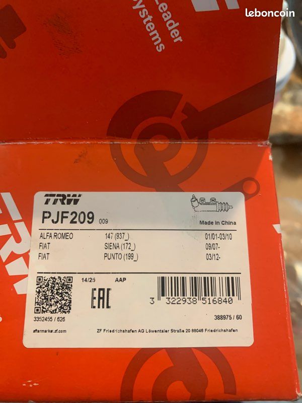 Récepteur Embrayage Audi 80, 90, 100 Volkswagen Passat 1148