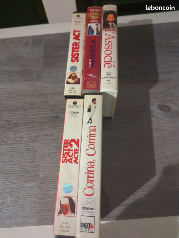 Lot 5 VHS Whoopy Goldberg (image 3)