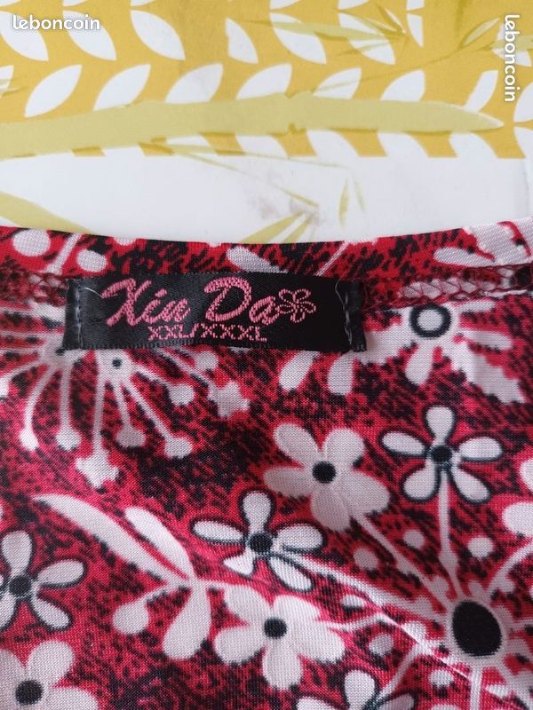 Haut fleuri taille xxl/xxxl (image 5)