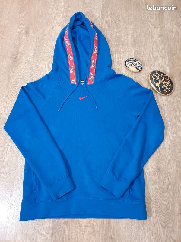 Pull à Capuche Nike Bleu (image 2)