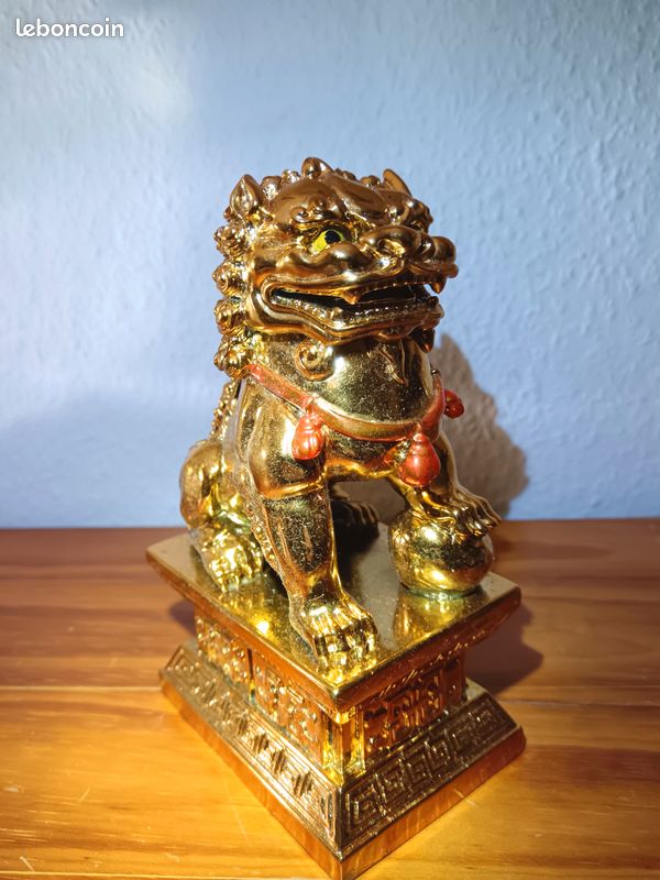 Chien / Lion Fu / Foo en résine (image 5)