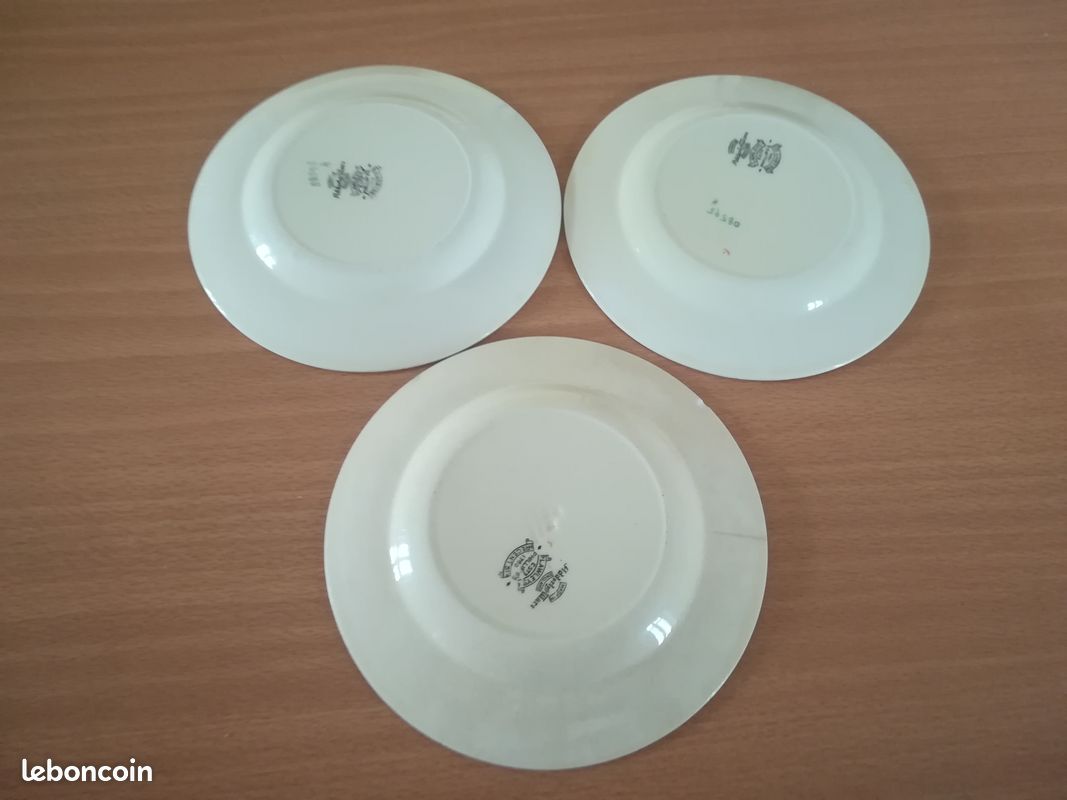 Vintage lot 8 assiettes ceramique anglaise Adderley Lawleys (image 8)