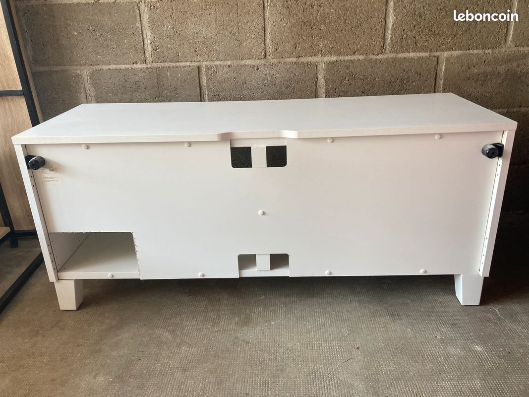 Meuble TV Ikea Platsa - 120x42 cm - Avec pieds (image 2)