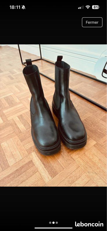 Jonak Picus Chelsea Boots Bottines Jonak Picus Noires Chaussures