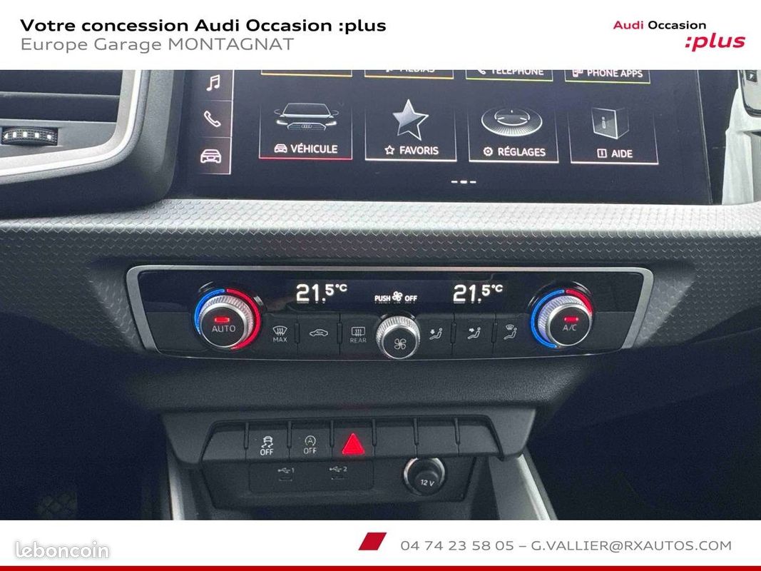 AUDI A1 Sportback 30 TFSI 110 ch S tronic 7 Advanced 2 (image 17)