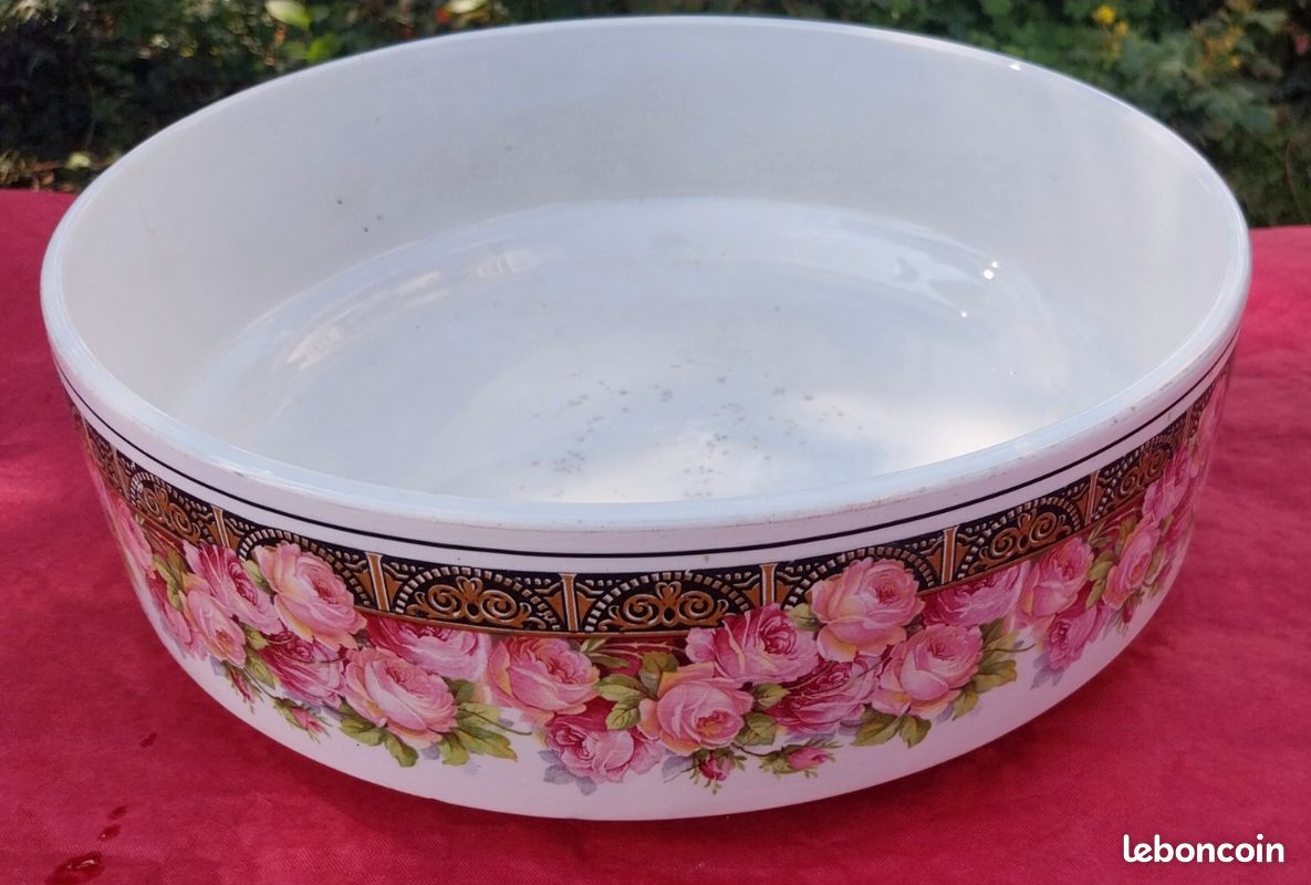 Très joli Contenant ancien en porcelaine (image 2)