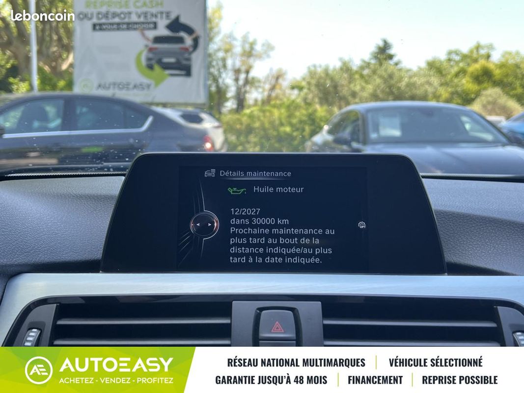 BMW Série 3 F30 318d 143 BVA Sport / GPS / Radars AR / Entretien à Jour (image 29)
