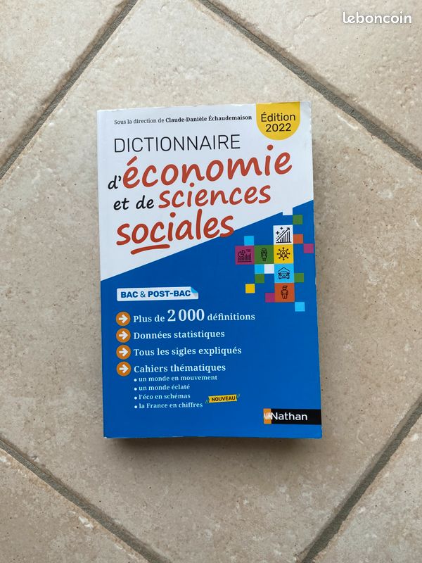 Dictionnaire d'économie et de sciences sociales (image 1)
