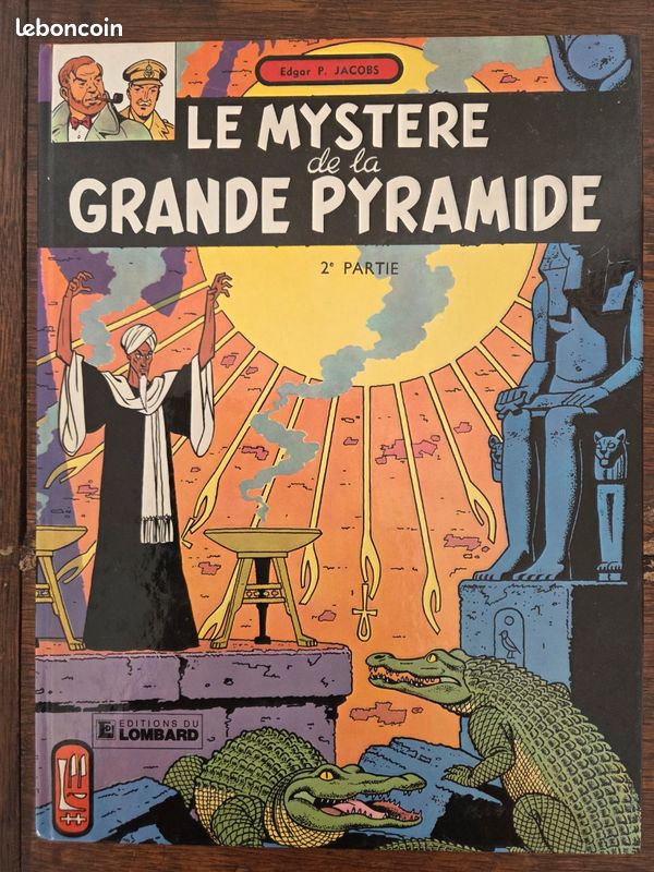 BD Vintage - Blake et Mortimer - Le mystère de la grande pyramide T2 (image 1)