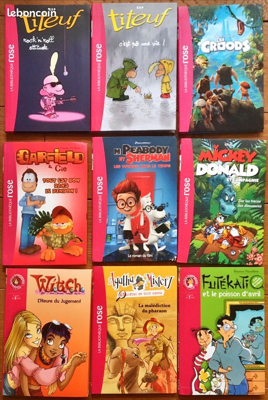 Bibliothèque rose - Titres pour garçon ou fille (image 1)