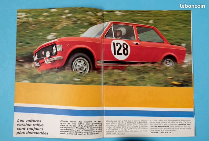 Voiture Collection Polistil - Fiat 128 Rallye Paris-Dakar - Métal, édition Limitée