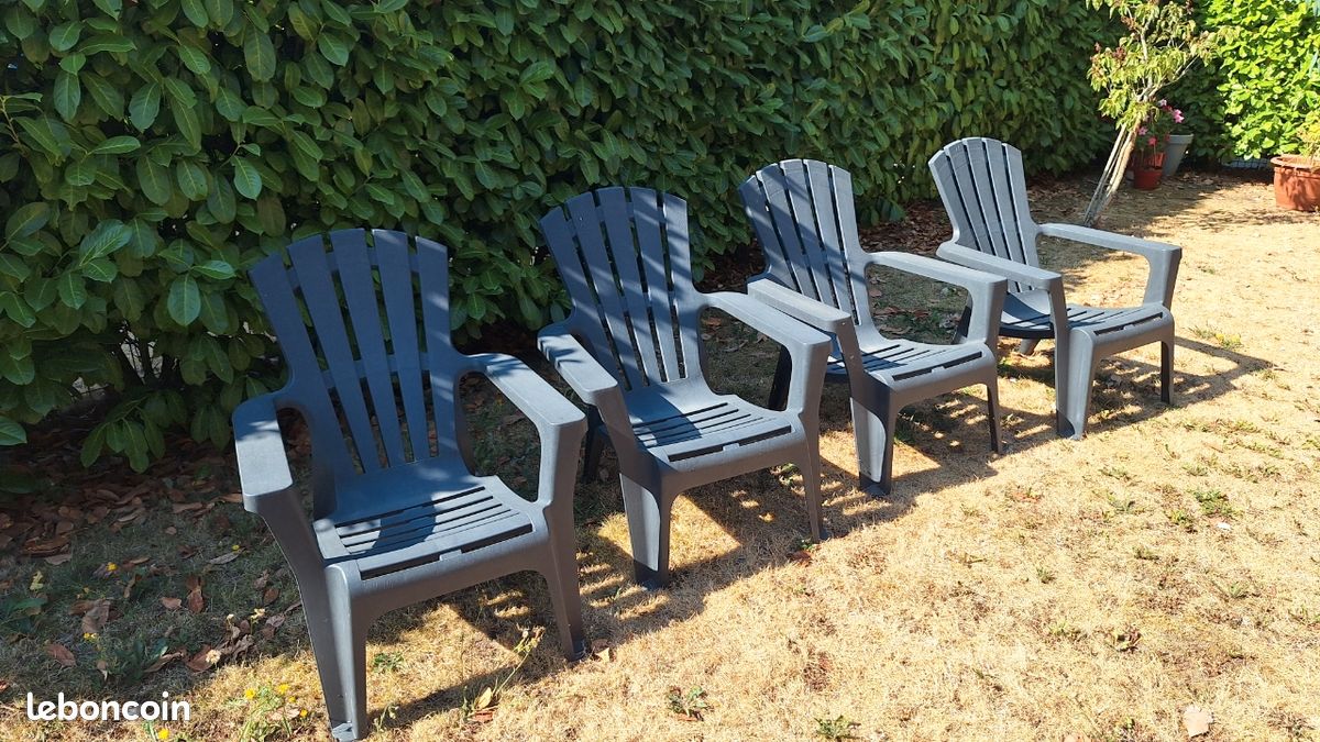 Lot 4 fauteuils de jardin (image 2)