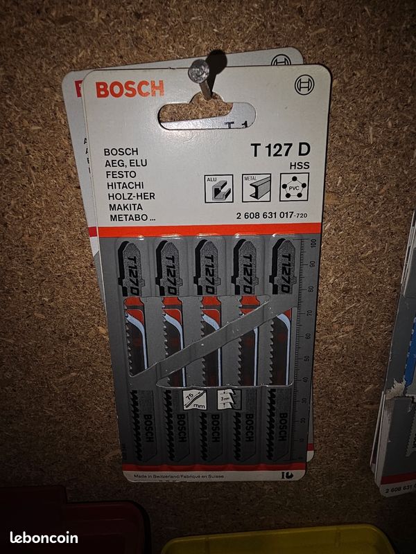Lames De Scie Sauteuse BOSCH T-SHANK T118A100 - Lot De 100, Acier HSS, Neuves