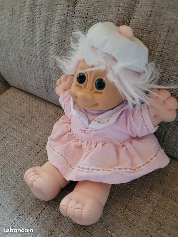 Poupée Trolls rose de la marque Russ - 30 cm - Années 90 (image 2)