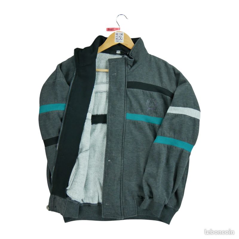 Christian Dior Monsieur Sweat zippé Homme Taille L Gris #QWE2012