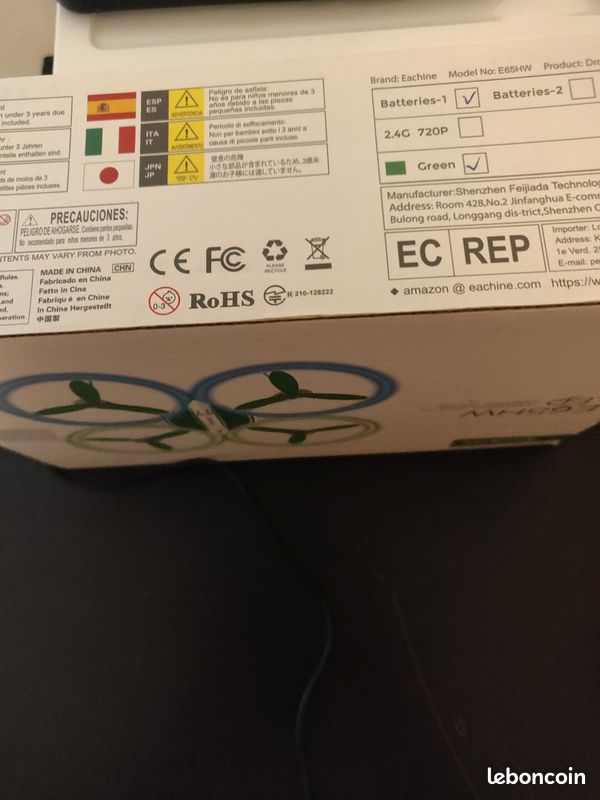 Drone E65HW Sport Plein air