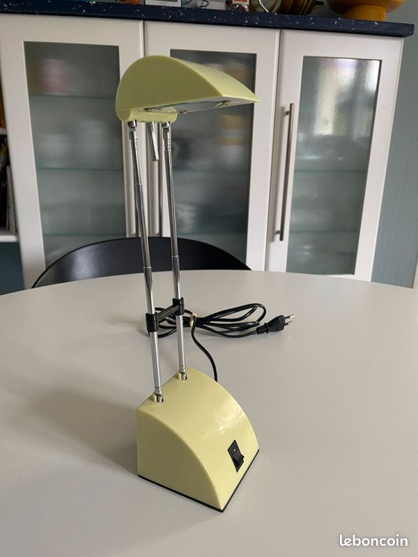 Lampe de bureau vintage télescopique vert menthe (image 2)