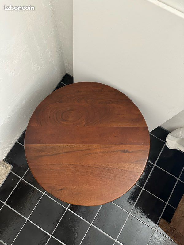 Table basse marbre et bois Monoprix Design (image 3)