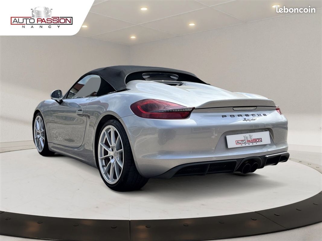 Porsche Boxster Spyder 981 3.8 375cv Atmo Flat6 BVM6 Chrono Sport Plus PSE LIVRAISON POSSIBLE (image 5)