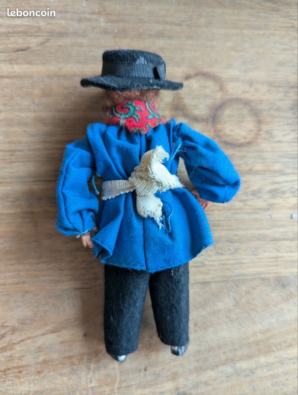 Poupée folklorique ancienne Petitcollin — Paysan Auvergnat (image 3)