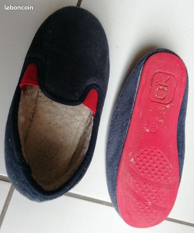Chaussons bleus - okaidi - 28 (image 1)