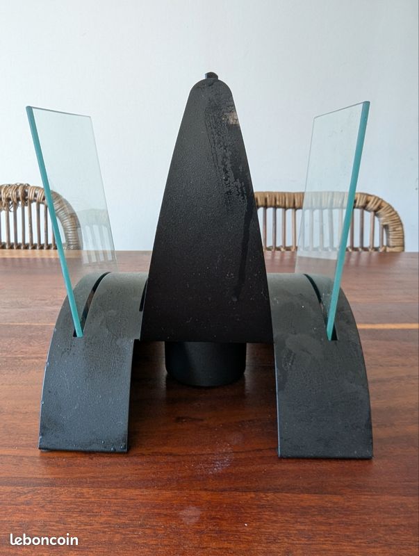 Cheminée de table au Bioéthanol – Design Verre et Noir (image 4)