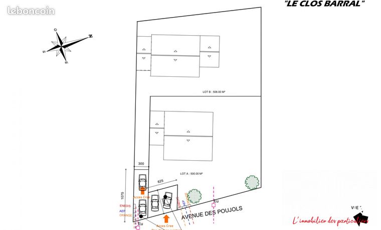 Terrain 500 m² Vendémian