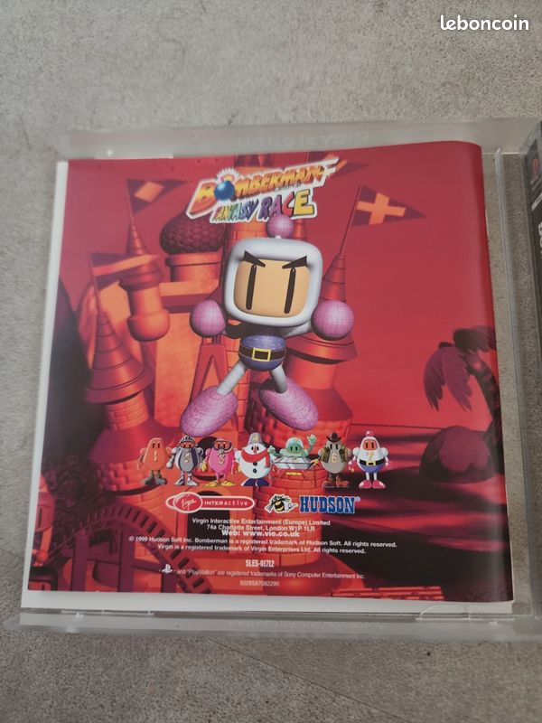 Jeu PS1 Bomberman Fantasy Race - Version Originale Complète - Bon état