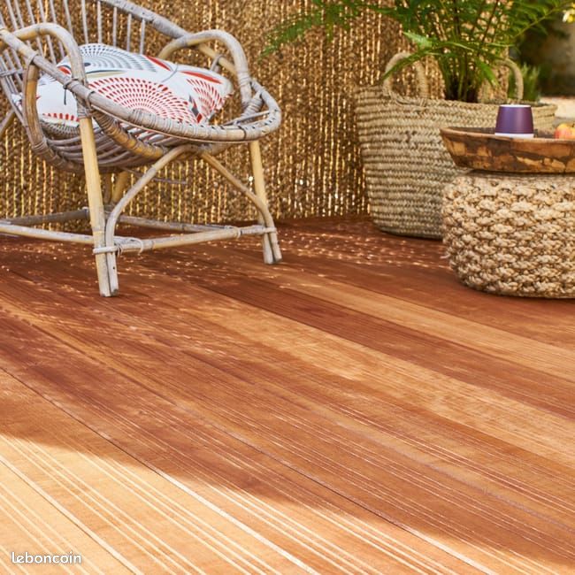 10m2 de Planche bois Akola, naturel, L.225 x l.14.5 cm x Ep.22 mm (image 4)