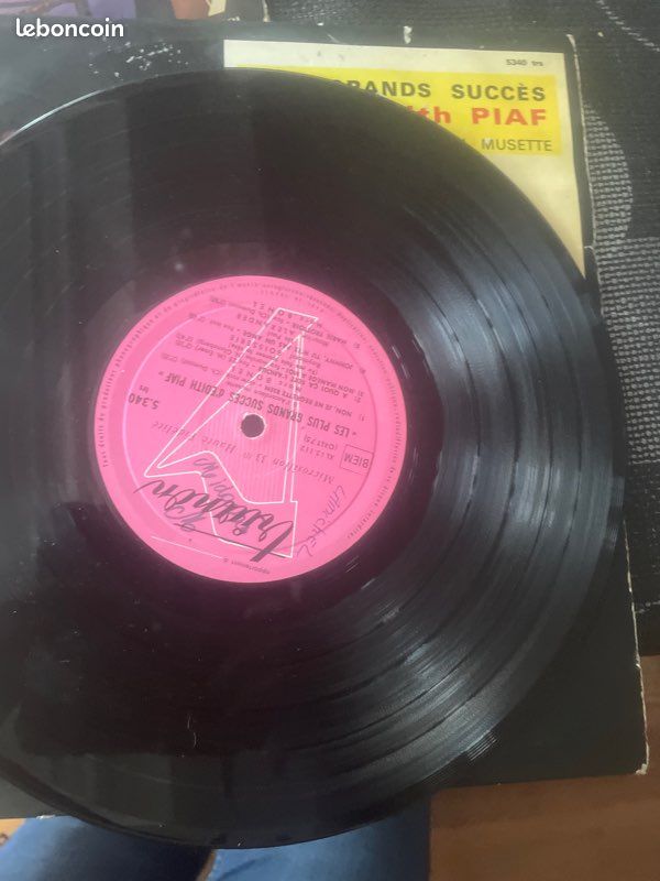 Vinyle 33 t Edith Piaf (image 4)