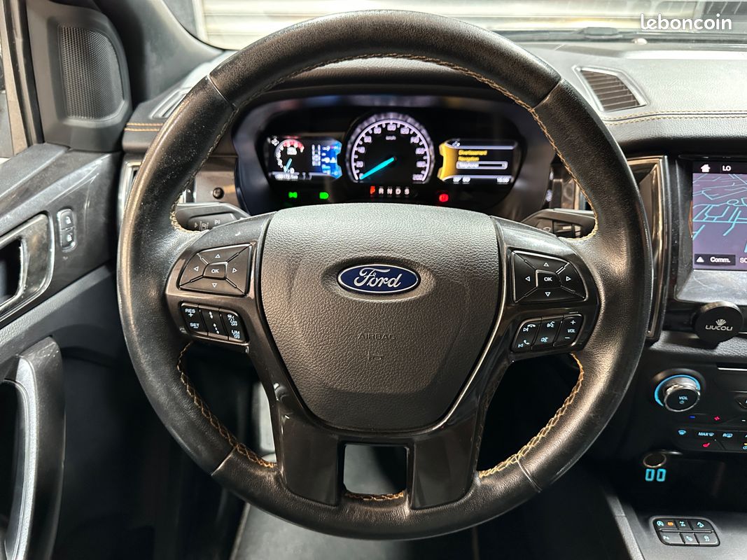 Ford ranger double cabine 2.0 tdci 215ch bva10 wildtrak 4x4 - carplay - attelage - camera de recul (image 4)