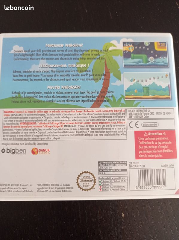 Jeu 3DS FlapFlap (image 2)