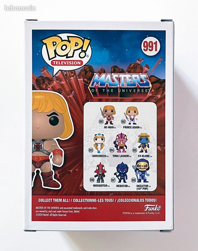 Figurine POP HE-MAN 991 - MASTERS OF THE UNIVERSE - MUSCLOR (image 4)